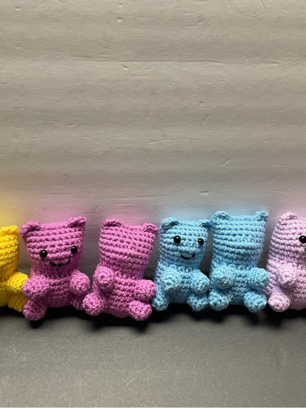 Crocheted Gummy Bears - set of 4